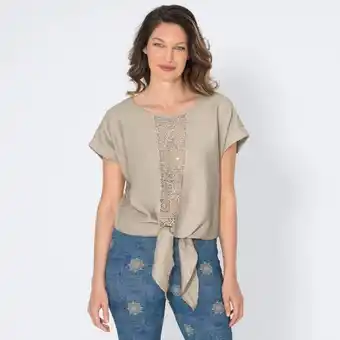 NKD Damen-T-Shirt mit Spitzenapplikation Angebot