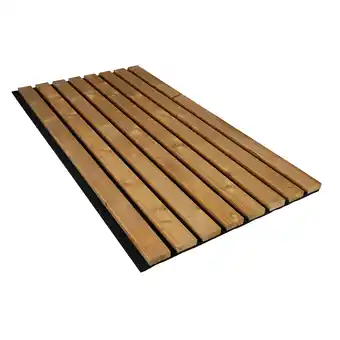 toom Baumarkt Kosche Outdoor-Akustikpaneel 'HydroLine' Thermo-Fichte gehobelte Oberfläche 2400 x 561 x 19 mm Angebot