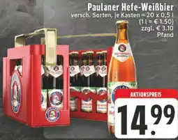 Edeka Paulaner Hefe-Weißbier Angebot