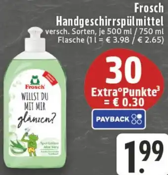 Edeka Frosch Handgeschirrspülmittel Angebot