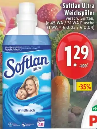 Edeka Softlan Ultra Weichspüler Angebot