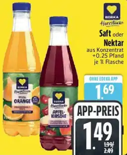 Edeka EDEKA Herzstücke Saft oder Nektar Angebot