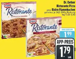 Edeka Dr. Oetker Ristorante Pizza oder Bistro Flammkuchen Angebot