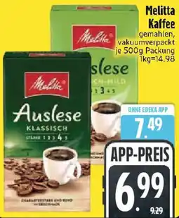 Edeka Melitta Kaffee Angebot