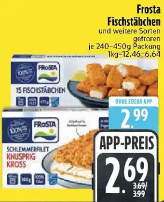 Edeka Frosta Fischstäbchen Angebot