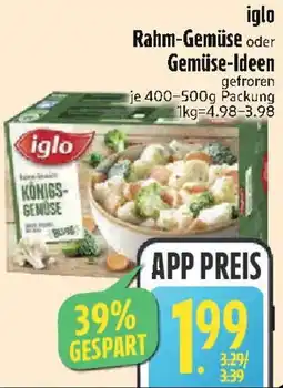 Edeka iglo Rahm-Gemüse oder Gemüse-Ideen Angebot