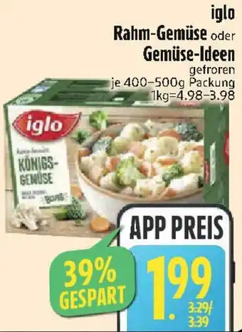 Edeka iglo Rahm-Gemüse oder Gemüse-Ideen Angebot