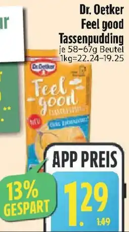 Edeka Dr. Oetker Feel good Tassenpudding Angebot
