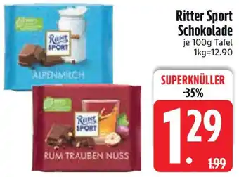 Edeka Ritter Sport Schokolade Angebot