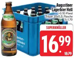Edeka Augustiner Lagerbier Hell Angebot