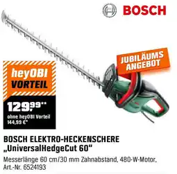 OBI BOSCH ELEKTRO-HECKENSCHERE „UniversalHedgeCut 60" Angebot