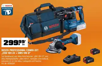 OBI BOSCH PROFESSIONAL COMBI-SET ,,GBH 18V-22 + GWS 18V-8" Angebot