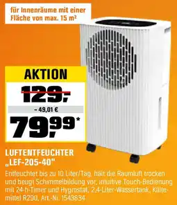 OBI LUFTENTFEUCHTER „LEF-205-40" Angebot