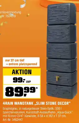 OBI 4RAIN WANDTANK,,SLIM STONE DECOR" Angebot