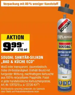 OBI SOUDAL SANITÄR-SILIKON ,,BAD & KÜCHE ECO" Angebot