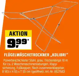 OBI FLÜGELWÄSCHETROCKNER ,,KOLIBRI" Angebot