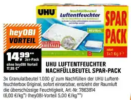 OBI UHU LUFTENTFEUCHTER NACHFÜLLBEUTEL SPAR-PACK Angebot