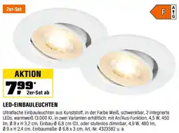 OBI LED-EINBAULEUCHTEN 2er-Set Angebot