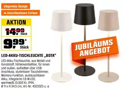 OBI LED-AKKU-TISCHLEUCHTE "BOTA" Angebot