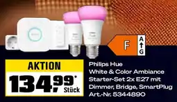 OBI Philips Hue White & Color Ambiance Starter-Set Angebot
