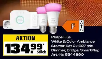 OBI Philips Hue White & Color Ambiance Starter-Set Angebot