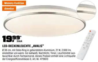 OBI LED-DECKENLEUCHTE,,AVALIS" Angebot