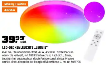 OBI LED-DECKENLEUCHTE "LEONIE" Angebot