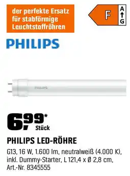 OBI PHILIPS LED-RÖHRE Angebot