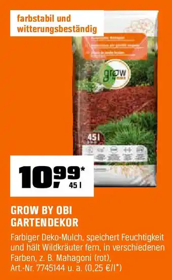 OBI GROW BY OBI GARTENDEKOR Angebot
