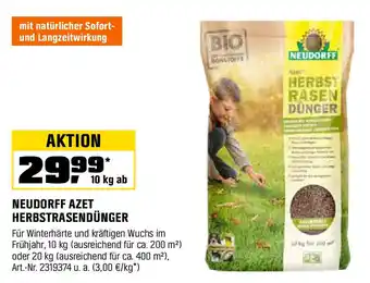 OBI NEUDORFF AZET HERBSTRASENDÜNGER Angebot
