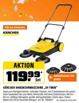 OBI KÄRCHER HANDKEHRMASCHINE,,S4 TWIN" Angebot