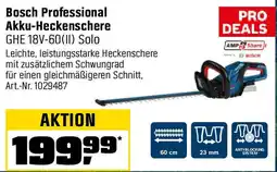 OBI Bosch Professional Akku-Heckenschere GHE 18V-60(II) Solo Angebot