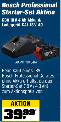 OBI Bosch Professional Starter-Set Aktion Angebot