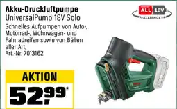 OBI BOSCH Akku-Druckluftpumpe UniversalPump 18V Solo Angebot