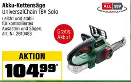 OBI BOSCH Akku-Kettensäge UniversalChain 18V Solo Angebot