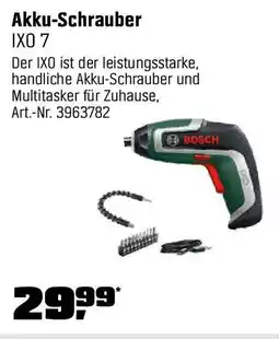 OBI BOSCH Akku-Schrauber IXO 7 Angebot