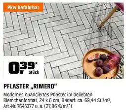 OBI PFLASTER ,,RIMERO" Angebot