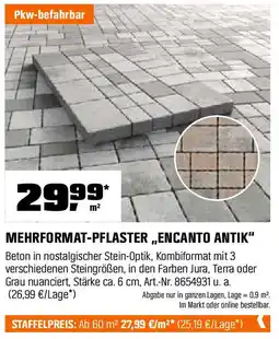 OBI MEHRFORMAT-PFLASTER,,ENCANTO ANTIK" Angebot