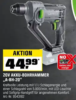 OBI LUX TOOLS 20V AKKU-BOHRHAMMER ,,A-BH-20" Angebot