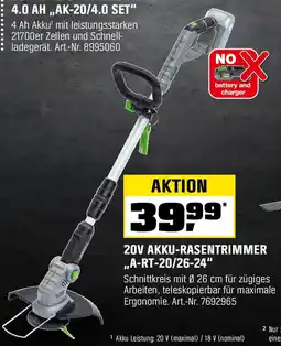 OBI LUX TOOLS 20V AKKU-RASENTRIMMER Angebot