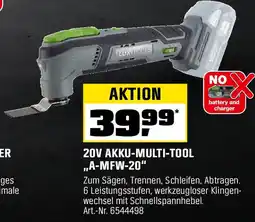 OBI LUX TOOLS 20V AKKU-MULTI-TOOL ,,A-MFW-20" Angebot