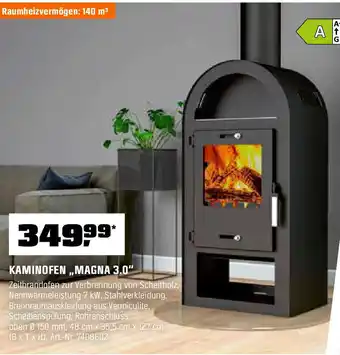 OBI KAMINOFEN ,,MAGNA 3.0" Angebot