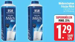Edeka Weihenstephan Frische Milch Angebot