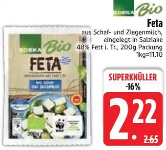 Edeka EDEKA Bio Feta Angebot