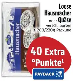 Edeka Loose Hausmacher oder Quäse Angebot
