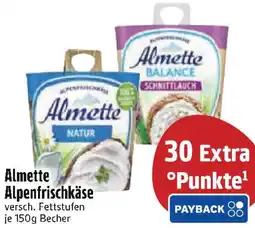 Edeka Almette Alpenfrischkäse Angebot