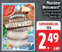 Edeka Gut & Günstig Münchner Weisswurst Angebot