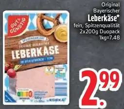 Edeka Gut & Günstig Leberkäse Angebot
