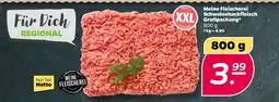 NETTO Meine Fleischerei Schweinehackfleisch Großpackung Angebot