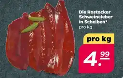 NETTO Die Rostocker Schweineleber in Scheiben Angebot
